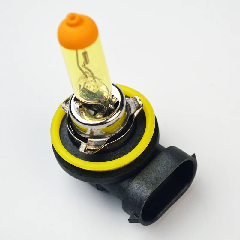 Галогенная лампа hipppcron H11, 12 В, 55 Вт, желтый, 1 шт., PGJ19-2, 3000 K, кварцевое стекло, автомобильный противотуманный светильник, автомобильная лампа