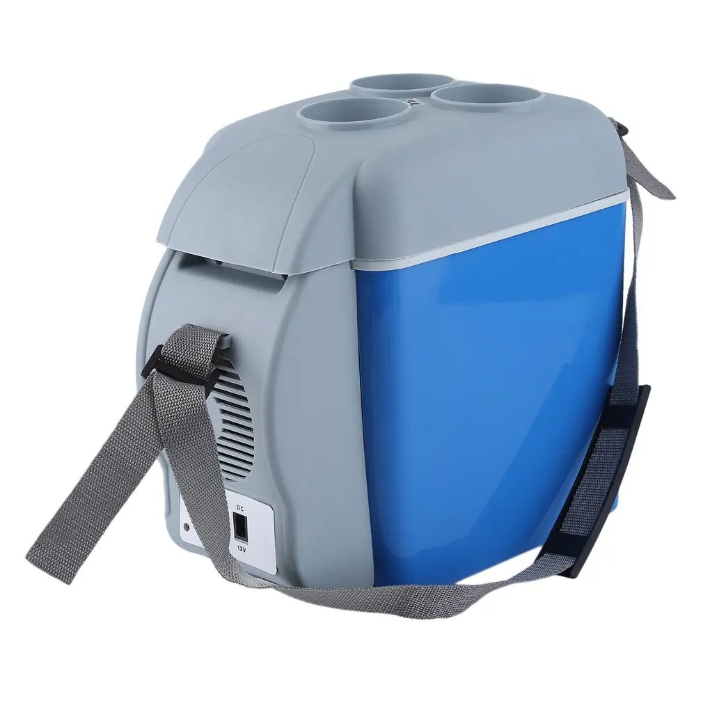 new7.5 L Portable Mini Large Capacity Car Cooler&Warmer Heating Cooling 12V Electric Fridge Travel Refrigerator Box With Strap new7.5 L Portable Mini Large Capacity Car Cooler&Warmer Heating Cooling 12V Electric Fridge Travel Refrigerator Box With Strap