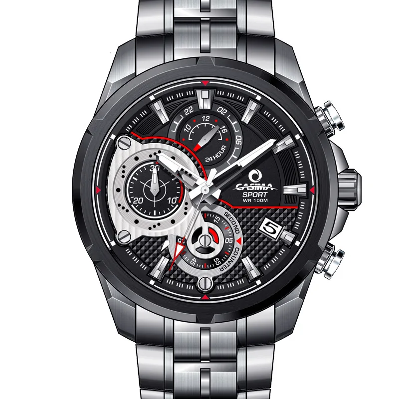 Prix pour Marque de luxe montres hommes 2016 de mode élégante chaude sport minuterie hommes de quartz montre-bracelet étanche 100 m casima #8303 Prix pour Marque de luxe montres hommes 2016 de mode élégante chaude sport minuterie hommes de quartz montre-bracelet étanche 100 m casima #8303