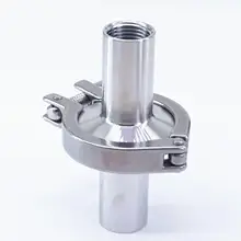 Набор 1/" NPT Female x 1,5" Tri Clamp SUS 304 из нержавеющей стали санитарный фитинг Union набор для домашнего пивоварения