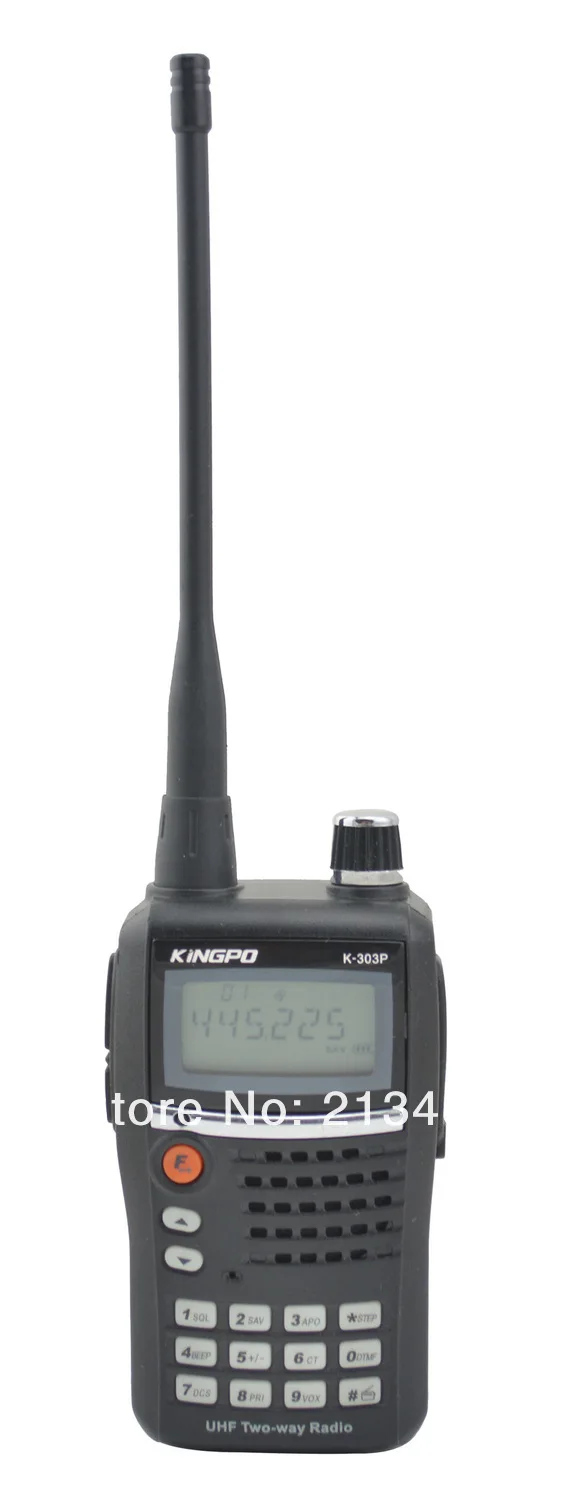 Kingpo K-303P UHF 400-470 MHz 5 W 99CH FM портативный двухсторонний радиоприемопередатчик