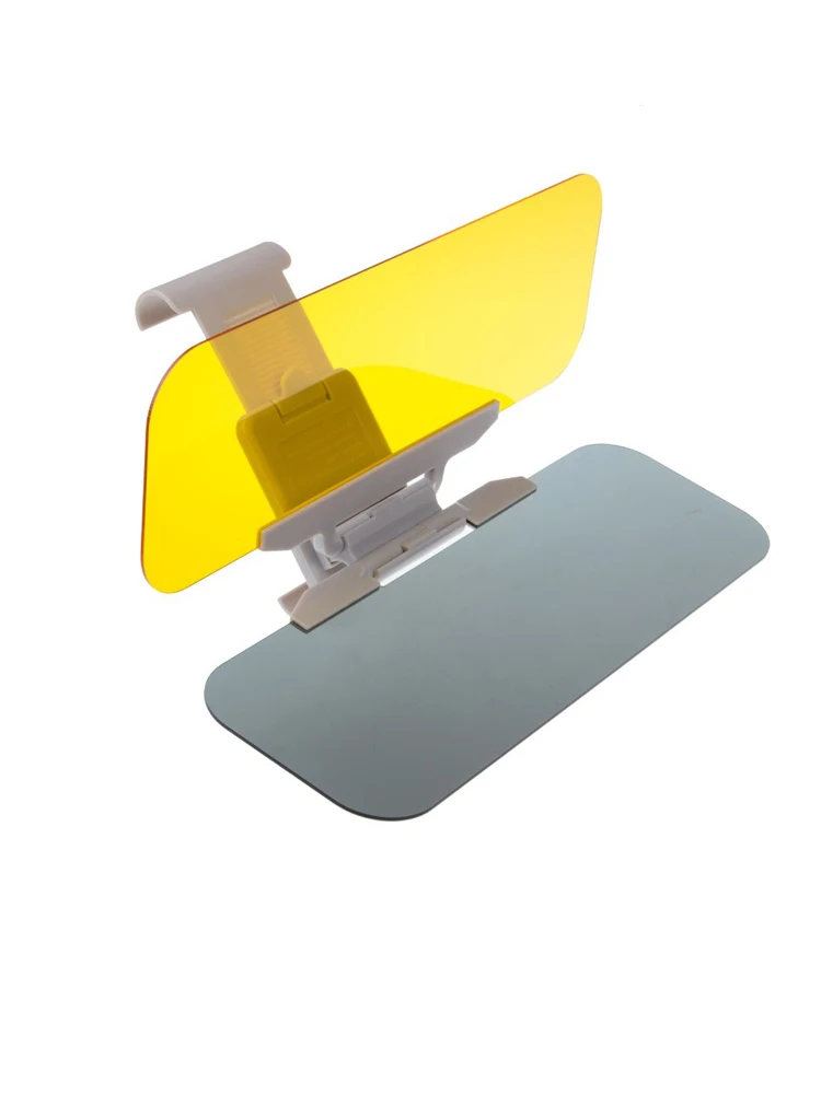 YASOKRO автомобильный солнцезащитный козырек день и ночь неослепляющего света 2 в 1 ослепительно очки для вождения раза откидной зеркало слот для карт памяти Clear View козырек