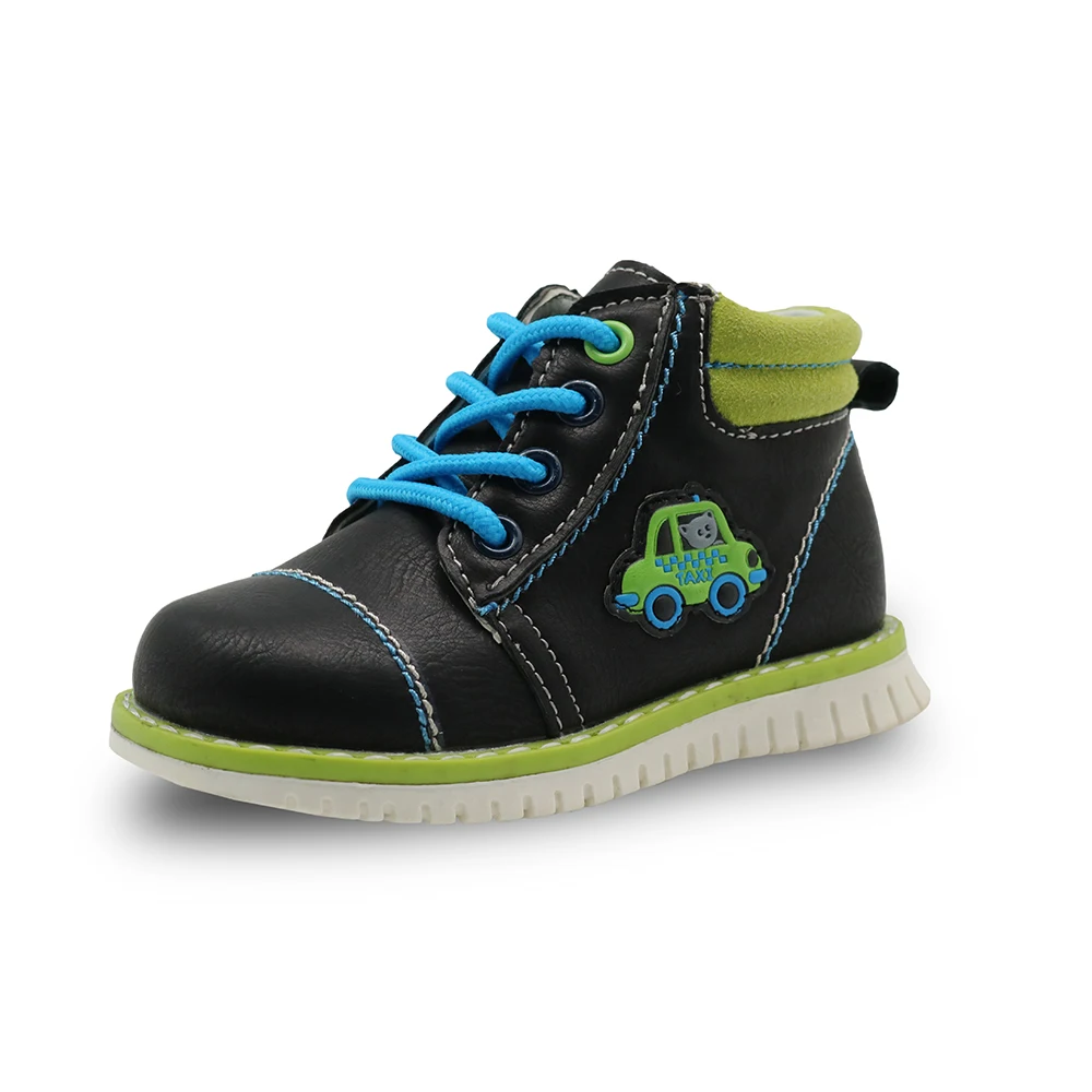 Демисезонные детские ботинки Apakowa из искусственной кожи на молнии|toddler boy boots|boys