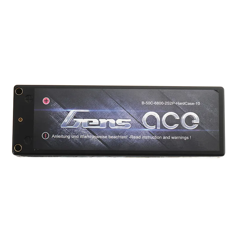 Gens Ace 7,4 V 6800mah 50C 2S перезаряжаемая Lipo батарея T вилка для 1/8 1/10 RC автомобиля