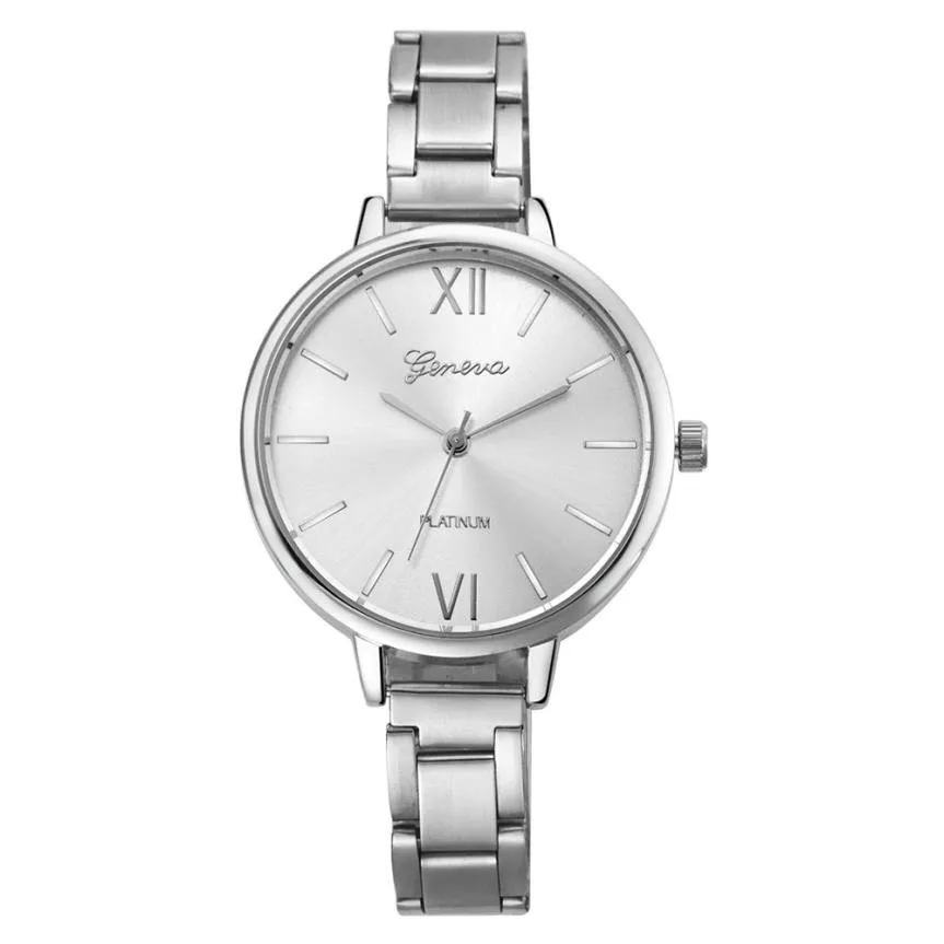 

Geneva Fashion Women Small Steel Band Analog Quartz Wrist Watch Watches Relogio Feminino Women Watches Reloj Mujer Bayan Kol Saa