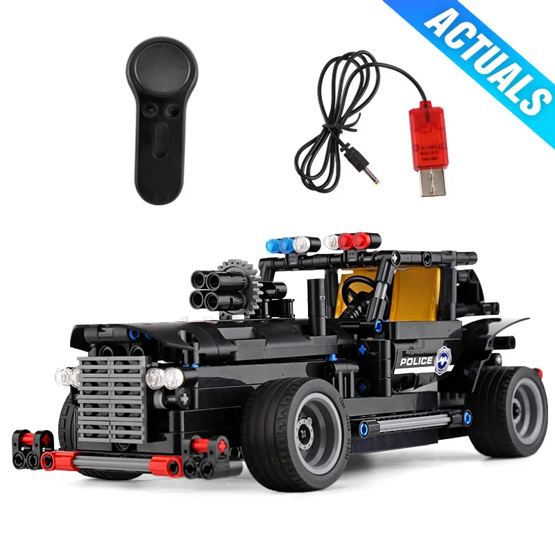 

Yeshin 13007 Remote Control Car Model Toys The SWAT Command Vehicle Set Building Blocks Bricks Assembly Kids Toys Christmas Gift