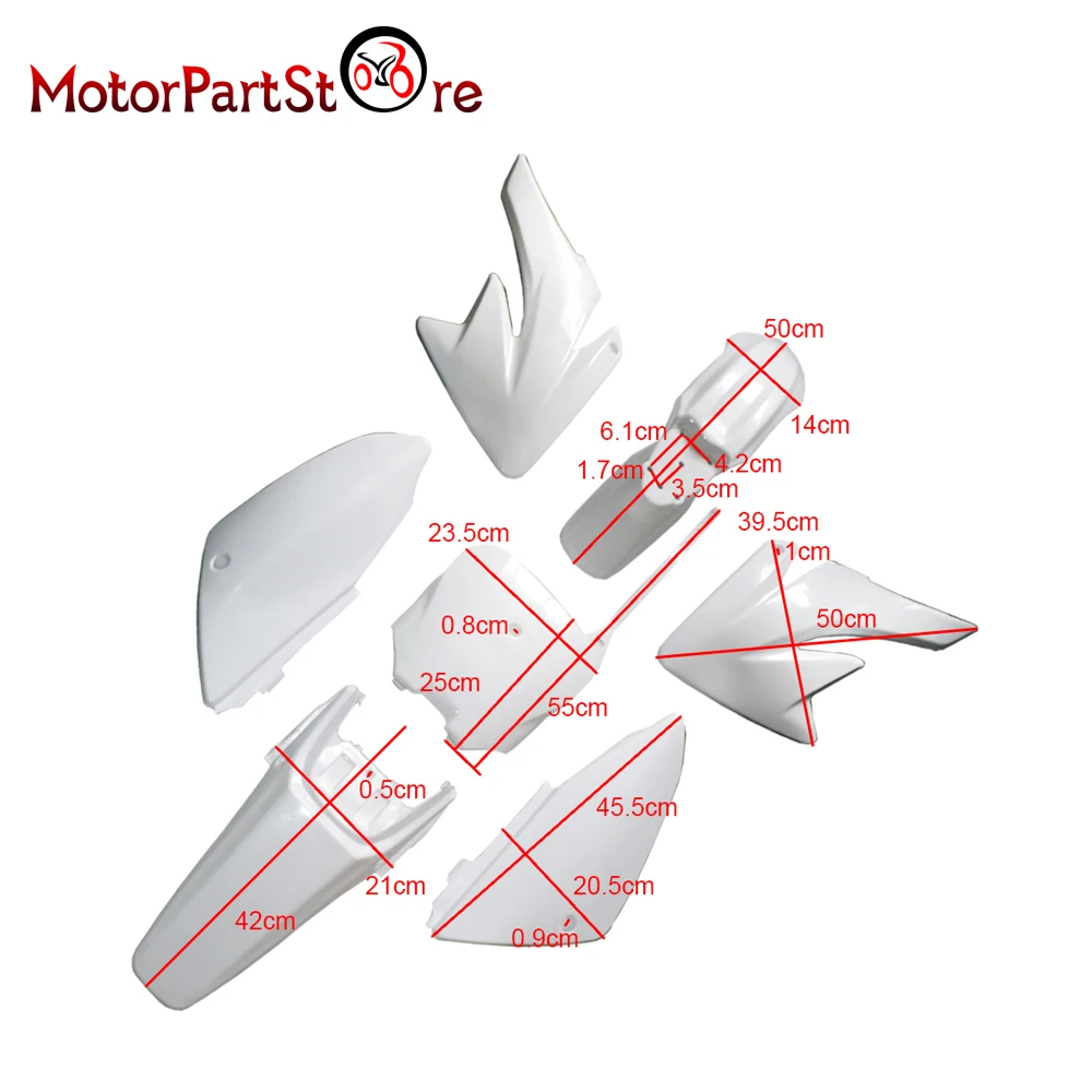 Aliexpress.com : Buy Plastic Body Fender Shell Cover Fairing Seat Fuel Petrol Tank Kit for Honda CRF70 CRF 70 Motorcycle Pocket Pit Dirt Bike Part@15 from ...