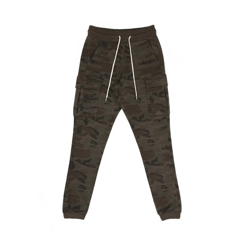 Men Sweatpants Camouflage pocket casual pants-11