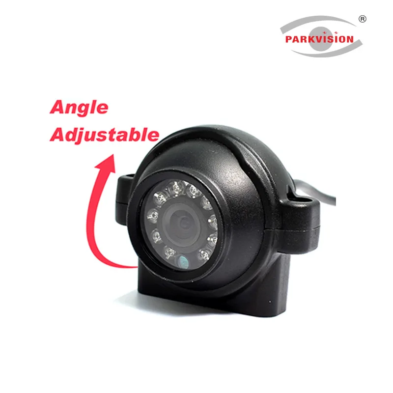 

PARKVISION IP69k CCD Rotatable Lens Angle Bus Van Truck Trailer RV Campers Side Rear View Reversing Camera 12V Night Vision