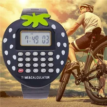 Симпатичные индивидуальность фрукты внешний вид модные водонепроницаемые Дата СВЕТОДИОДНЫЕ Цифровые Спортивные кварцевые аналоговые Мужские военные наручные часы в подарок