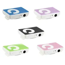 Monsunx зажим HIFI USB цифровой мини Mp3 музыкальный медиаплеер Поддержка 32 ГБ Micro TF карта гарнитура Медиа Прямая