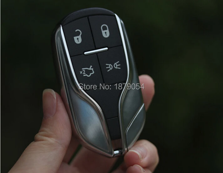 Guscio Ricambio Chiave Maserati - Custodia Smart Keyless Entry 4 Pulsanti PG925 Per Ghibli E Quattroporte - Foto 9