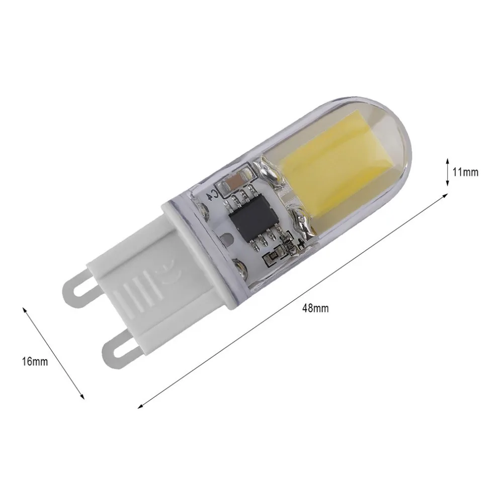 Мини диммируемая и декоративная G9 COB 9 Вт AC100 120V светодиодный светильник ультра