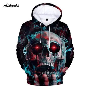 

Newest 3D Print Horror Skull Hoodies Men/Women Autumn Harajuku Hoody 3D Funny Skull Hoodies Boys/Girls Polluvers Sweatshirts