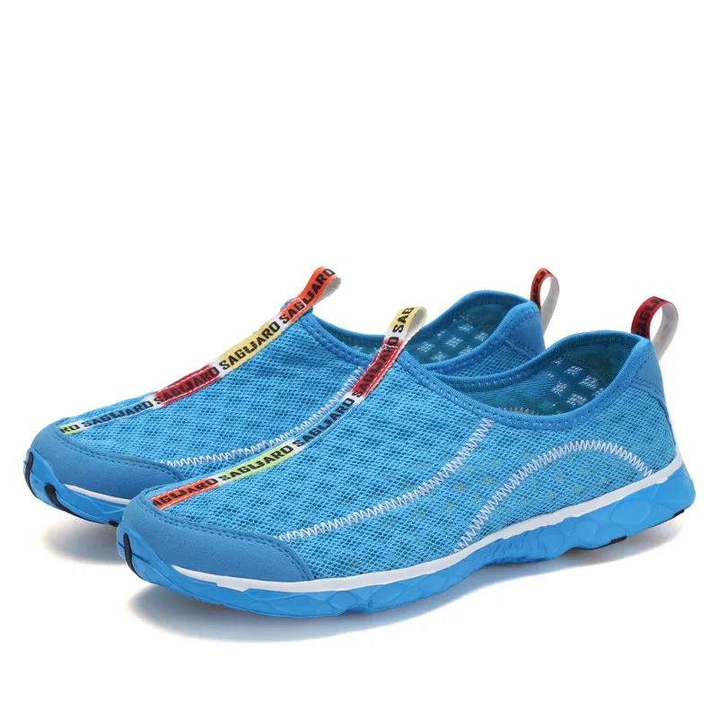 

Fashion Summer Beach Shoes Casual Couple Shoes Unisex Breathable Mesh Man Flats Outdoor River Sneakers zapatos de hombre