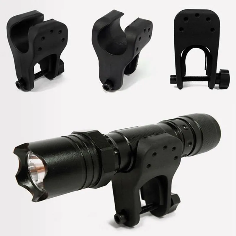 

2018 Bicycle Light Holder U Style Bike Lamp Bracket Flashlight Torch Mount Clamp Lamp Clip Cycling Front Light Support