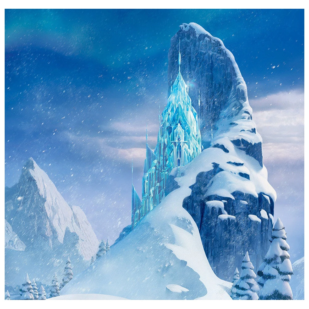 

5x7FT Vinyl Ice Snow Castle Backdrop Photography Prop Photo Background
