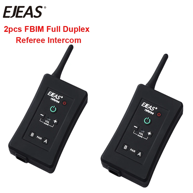 

2pcs 2017 Latest Vnetphone Brand Football Soccer Referee Intercom Motorcycle Bluetooth Intercom Full Duplex Referee Headset