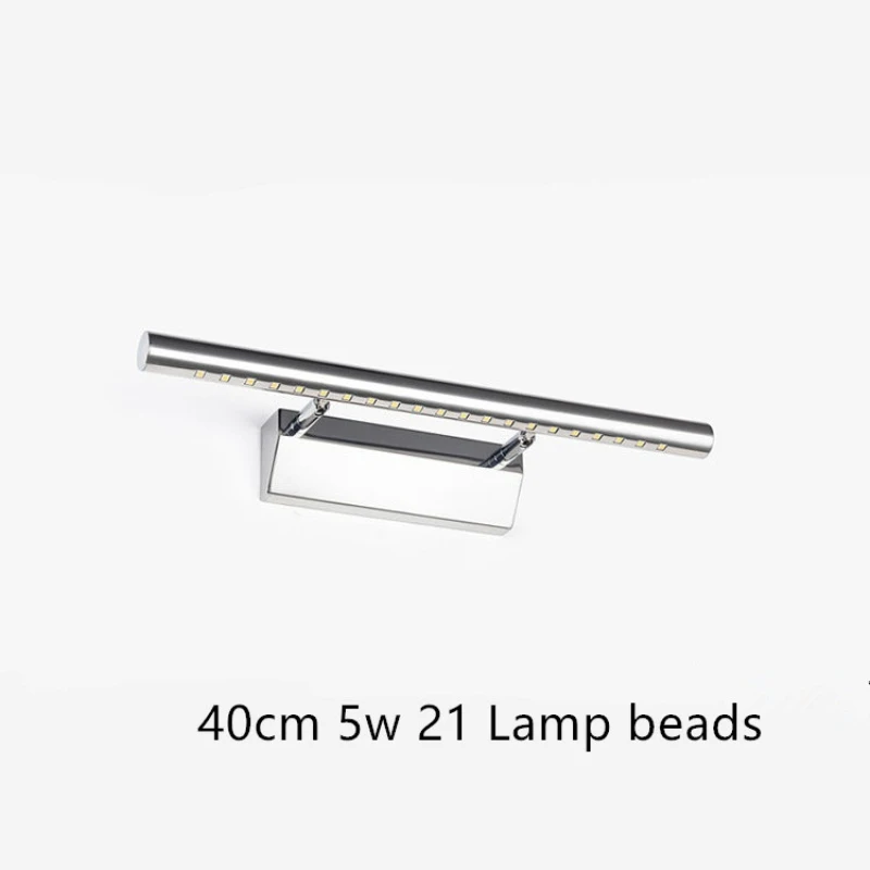  The New Nordic Modern Simple Bathroom LED Lights Lamps Silver White Light Washroom Dressing Table M
