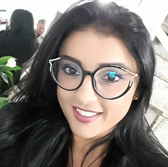 

SO&EI Retro Ladies Cat Eye Glasses Frame Women Metal Hollow Round Style Spectacles Optical EyeGlasses For Myopia Lenses