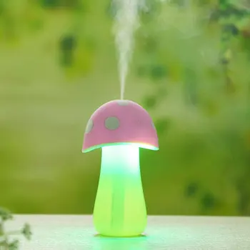 

200ML Home Aroma LED Humidifier Mushroom Air Spray Purifier Diffuser New drop Shipping