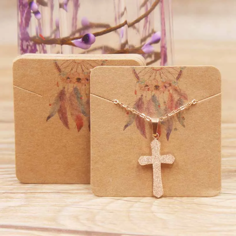 new arrival marble 5*5cm elegant jewelry necklace pendant package card50pcs+50pcs 3*3cm cute stud earring display card per lot discount Jewelry Packaging & Displays
