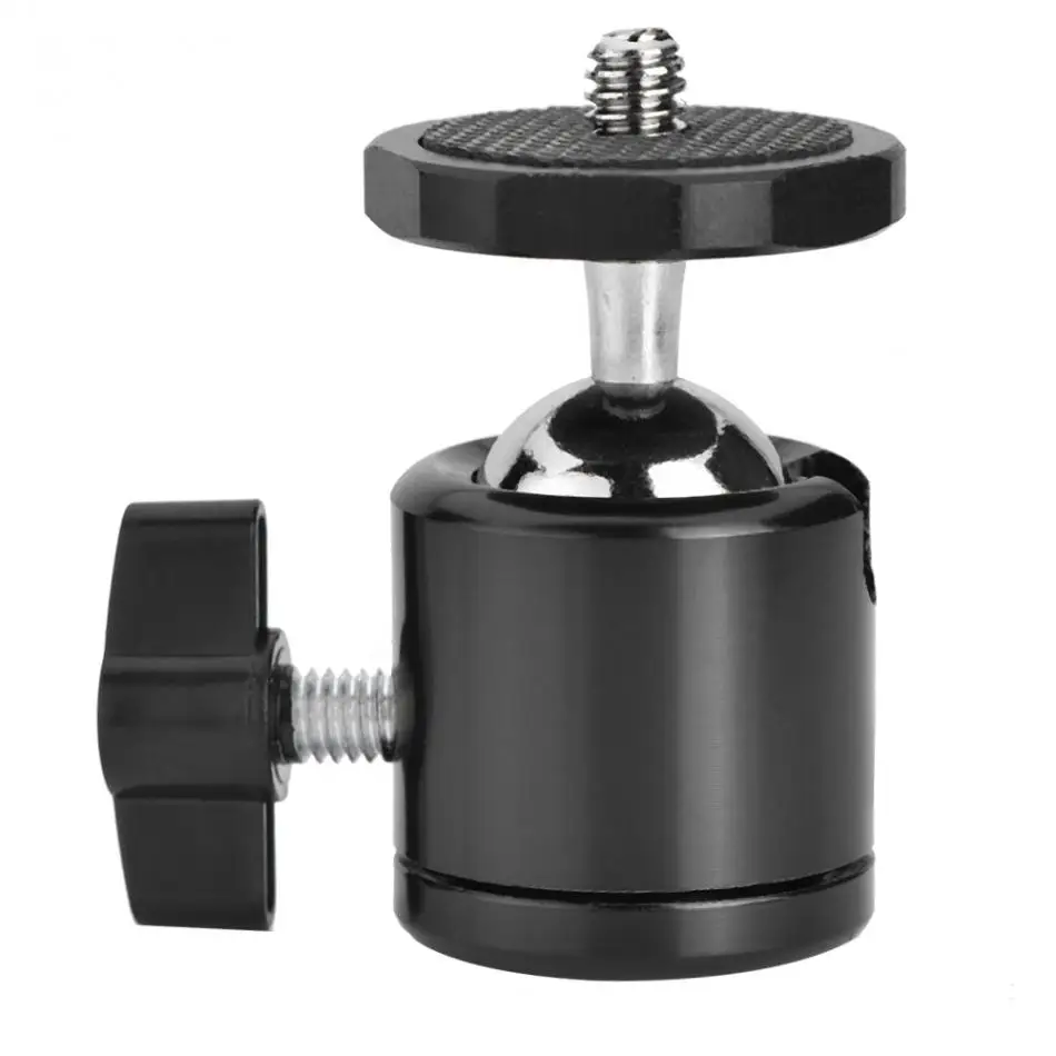 360 Swivel Ball Head 1/4" Screw Mount for DSLR Camera Tripod Ballhead
