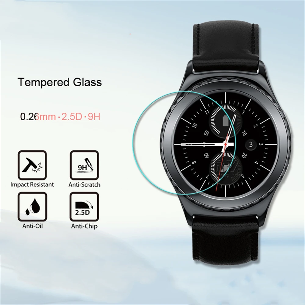 3 шт. для Samsung Gear S3 Frontier Classic закаленное стекло 9H 2.5D Премиум Защитная пленка экрана