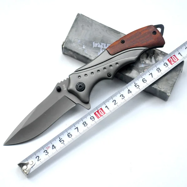 Top qualité 57HRC 440c couteau de poche pliant survie Camping couteau