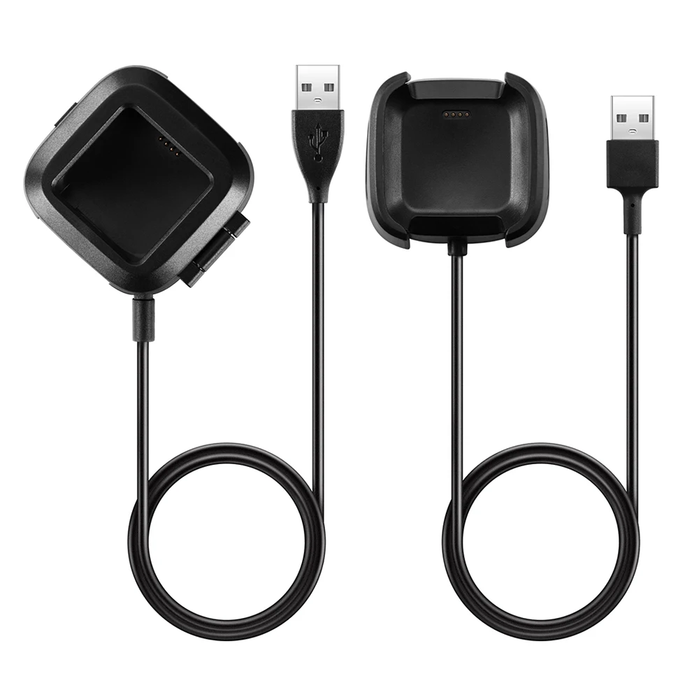 Зарядное устройство для смарт часов сменный USB кабель Fitbit Versa Lite/ зарядный