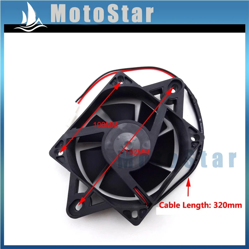 

Electric Radiator Thermal Cooling Fan For Chinese Quad Go Kart Buggy 4 Wheeler ATV UTV 200cc 250cc