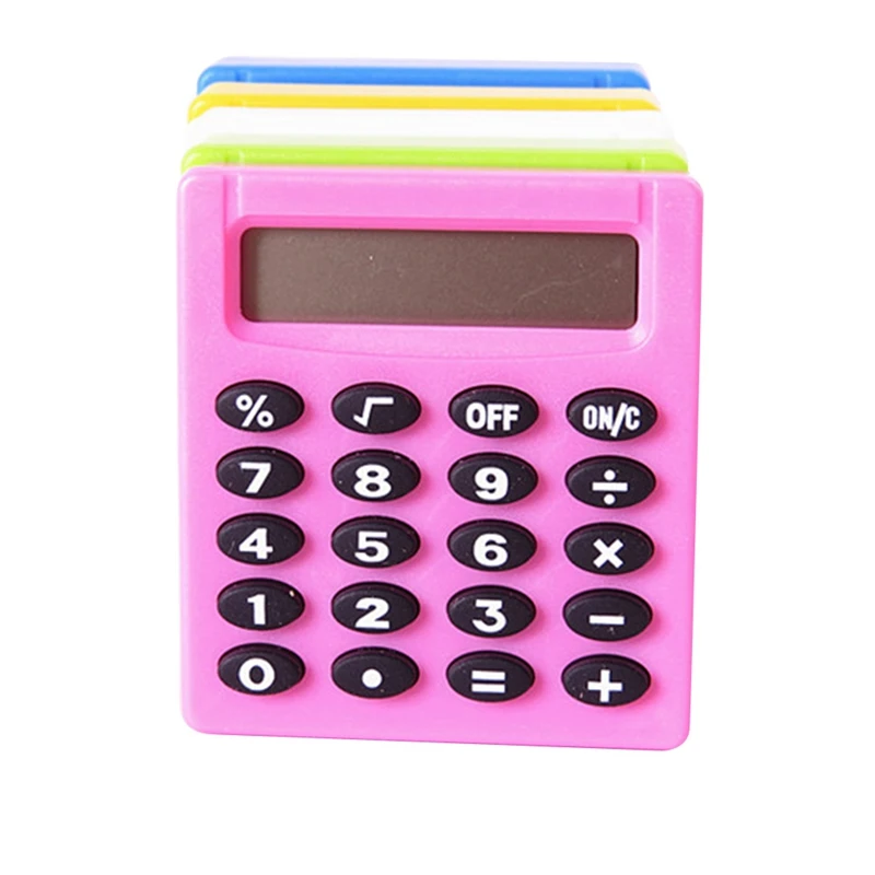

Small Square Calculator Personalized Mini Candy Color School & Office Electronics Creative Calculator Color Random
