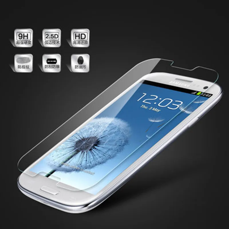 S3 закаленное стекло для Samsung Galaxy SIII I9300 Neo I9301 GT I9305 Премиум Защита экрана Капа на S III