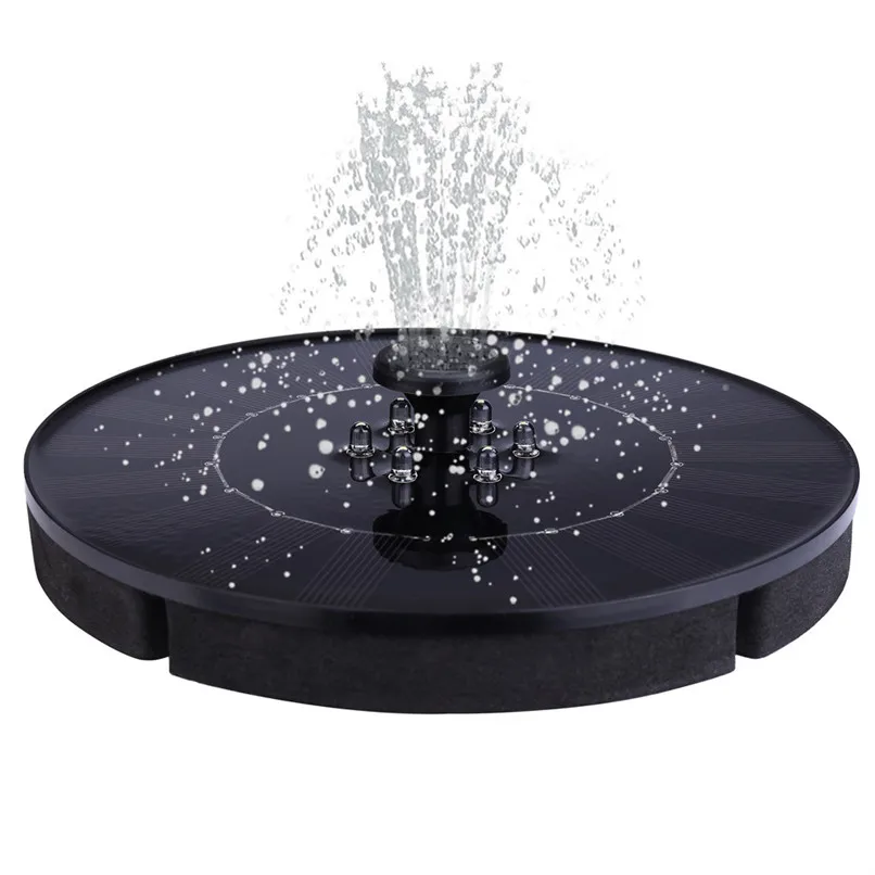 Solar Power Pump Bird Bath Fountain Water Floating Pond Garden Patio Decor Garden Patio Decoration 30-45cm range #4P08 (2)