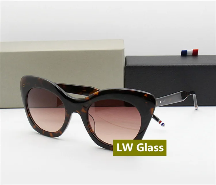 Lens Cateye grey Männer Thom sliver York Lens Sonne Vintage Retro Blue Lens 2018 Frauen Und brown Lens Tb508 Sonnenbrille New Glas Mode Weiß Marke 0Swn1USrx
