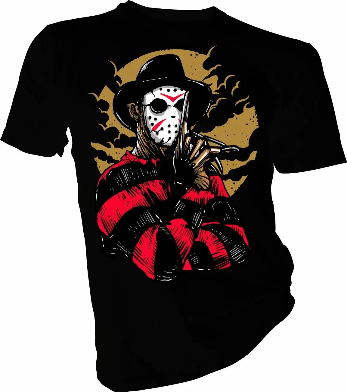 

Freddy vs Jason, Halloween, Friday The 13th, Horror Adult & Kids T-Shirt Gift Print T-shirt,Hip Hop Tee Shirt,NEW ARRIVAL tees