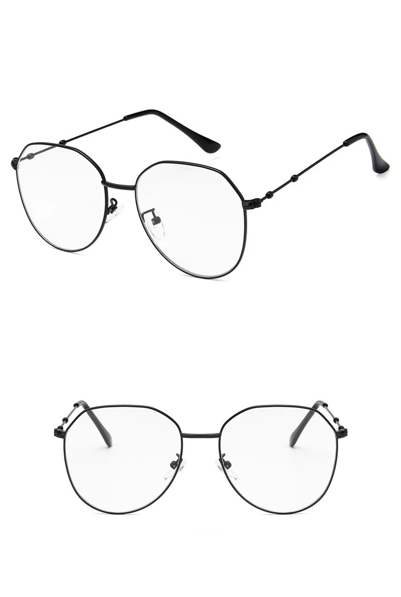 Кошачий глаз прозрачные линзы очки бутик очки прозрачные женские брендовые дизайнерские оптические очки металлические очки ZB-35