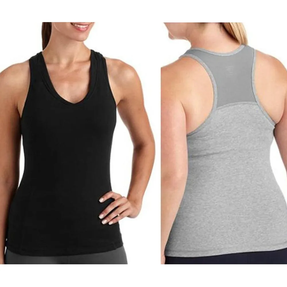 Womens vest tops with built in brands shoes
