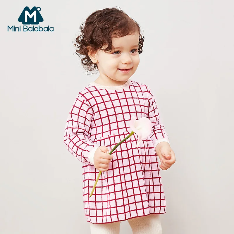Мини платье balabalaBaby платья для маленьких девочек весна 2019 новое Хлопковое