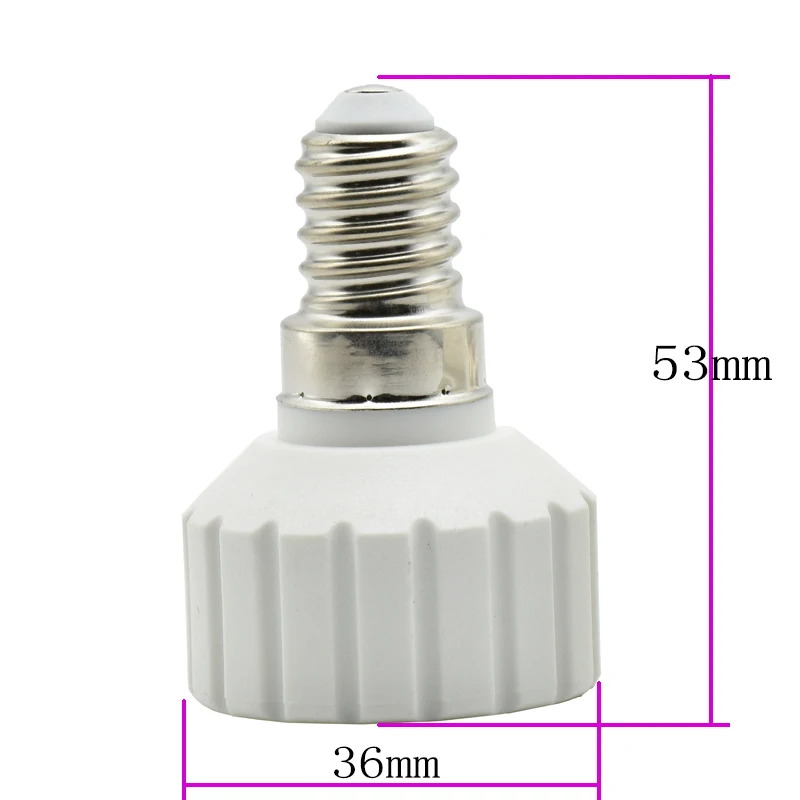 12 шт. галогенные патроны для светодиодсветильник ламп GU10 E14|lamp holder converters|e14 to gu10gu10