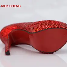 2016 Nicest Red Bottom Platform Crystal Formal font b Shoes b font font b Women b