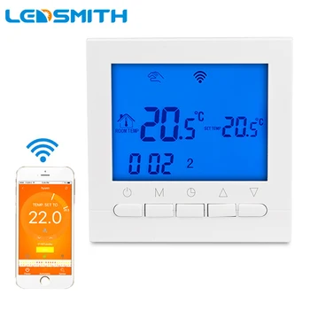 

HY02B05 WIFI Gas Boiler Heating Thermostat AC220V Wifi Touch Screen Temperature Regulator for Boilers Weekly Programmable