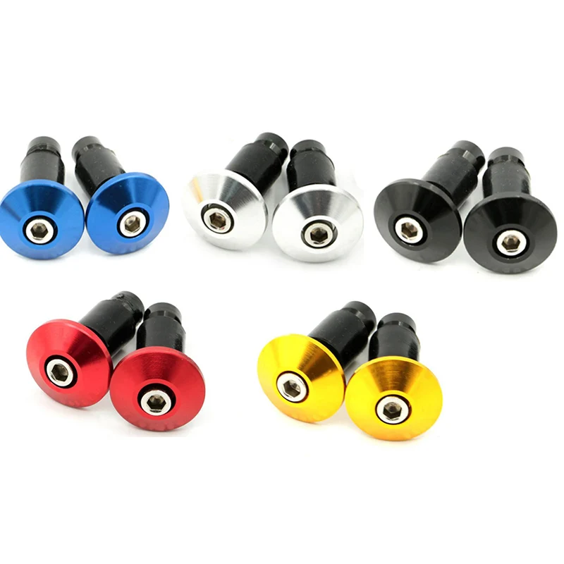 

2PCS/set 7/8" 22mm CNC Motorcycle Bar End Plugs Motorcycle Grips Handlebar Caps Slider Aluminum For Honda Suzuki Yamaha KTM