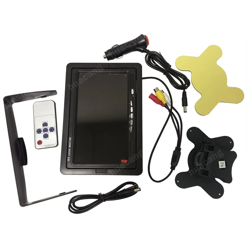 7 "TFT LCD цветной автомобильный монитор заднего вида для DVD VCD LED IR камера ночного