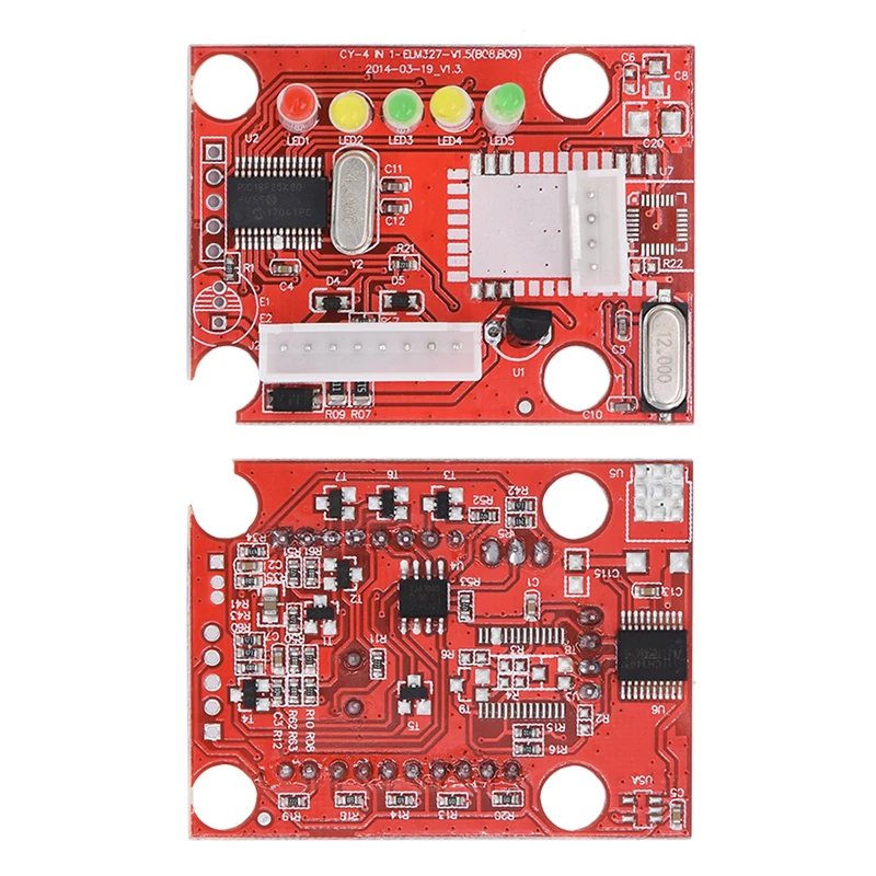 Поддержка Win10 MZ327 USB OBD2 с переключателем Диагностический Сканер Поддержка для FORD открытый скрытый ELM327 PIC18F25C80 Forscan ELMconfig