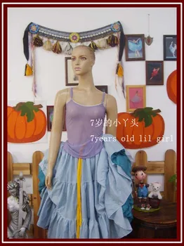 

Transparent thin belly danc vest top C918-927