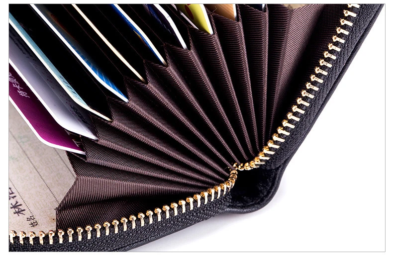 Women genuine leather card holder 17