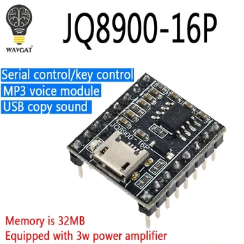

Speech Recognition Module JQ8900 can customize music intelligent speech broadcast USB recording serial MP3 recognition module