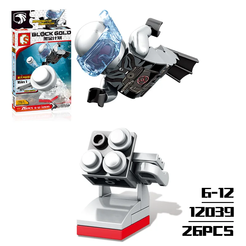 Compatible Legoings Model Building Kits Toys for Boys Military Profession Series Star Wars DIY Building Blocks Figures Mini Toy  (15)