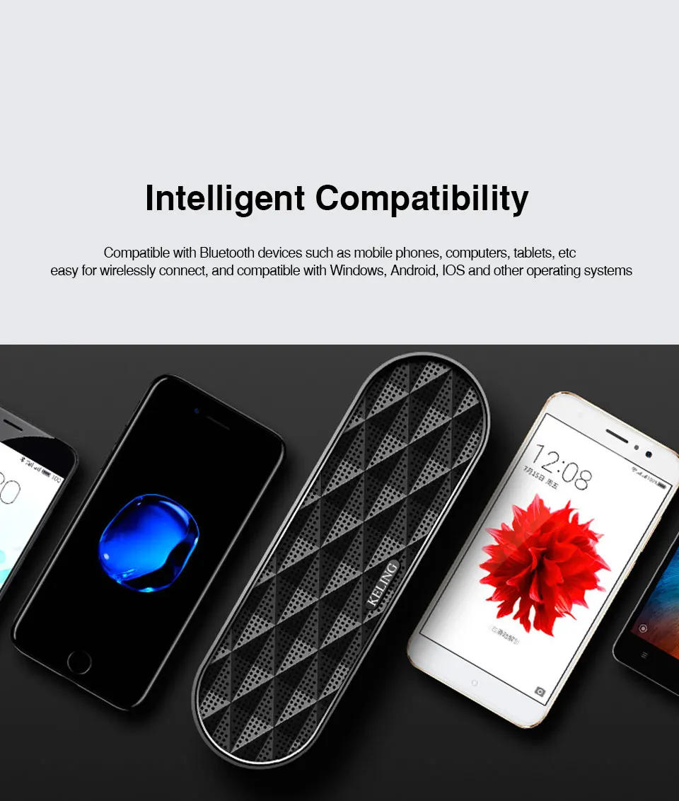 Touch Bluetooth Speaker Wireless Speaker 3D Digital Bass Sound NFC 25m Portable Speaker Support TF Card MIC Hands free For Phone (7)